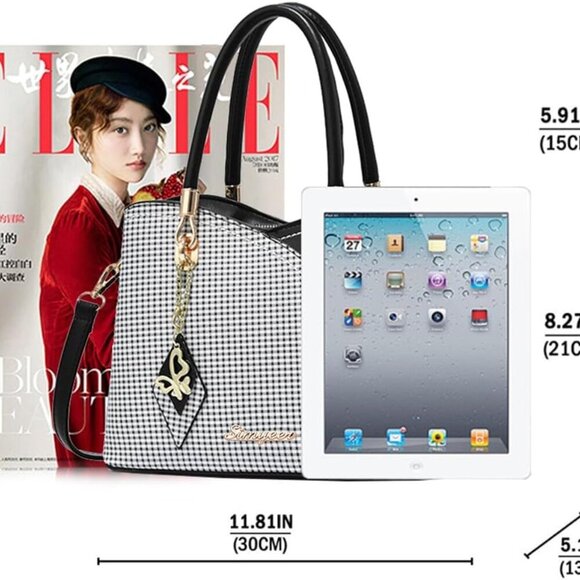 Purses and Handbags Top Handle Satchel Shoulder Bags Messenger Tote Bag for Ladi - Picture 4 of 7